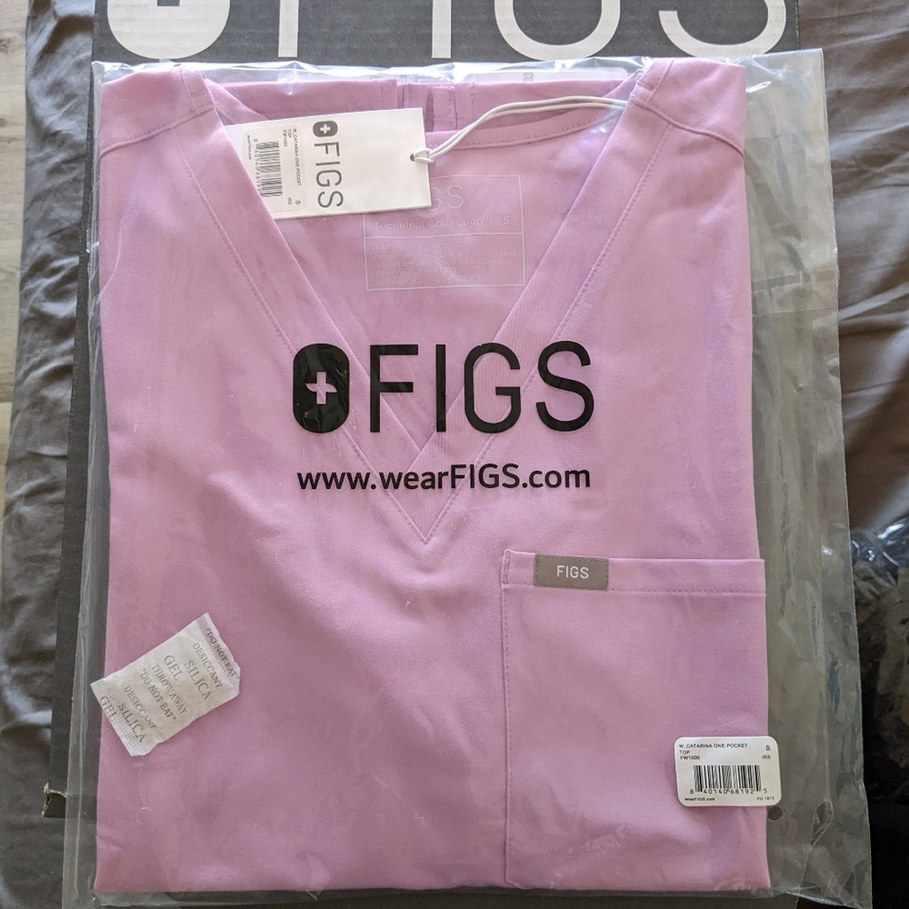 BNWT Figs Iris Dusk Catarina Top Zamora Joggers Scrubs Set Sz Small - Picture 5 of 5